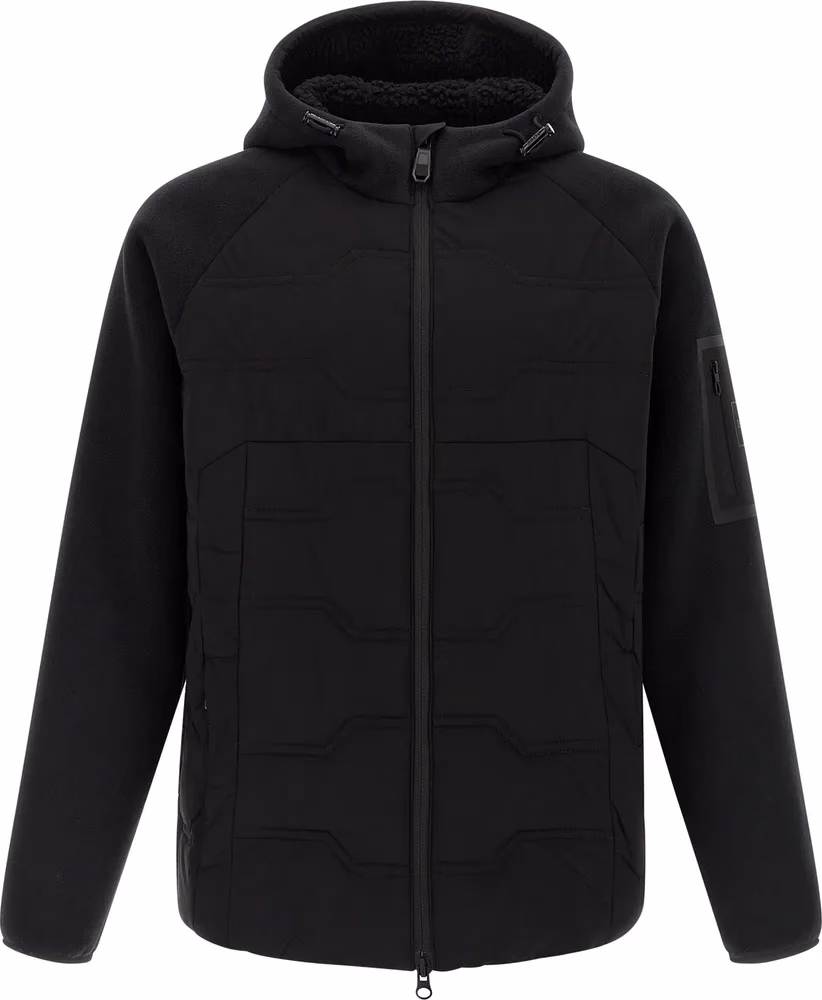 Black Polyester Shell Jacket