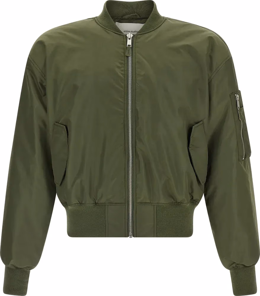 Bicolor Nylon Bomber