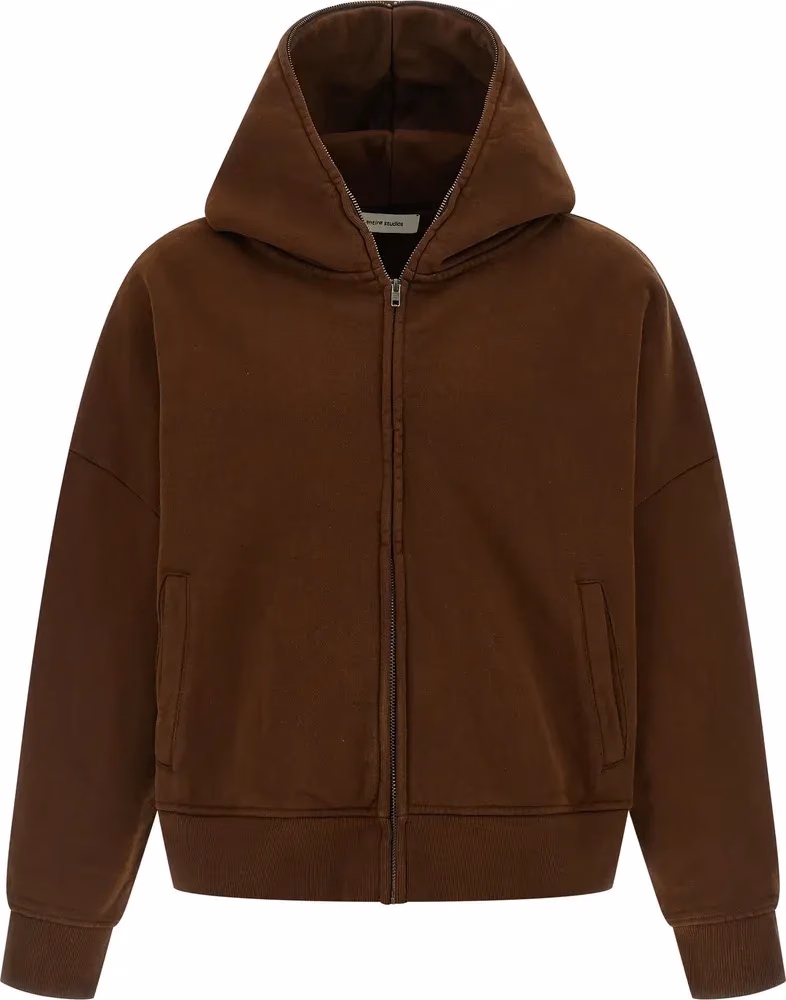 Brown Cotton Sweatshirt