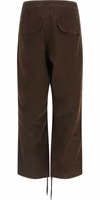 Brown Cotton Cargo Pants 2