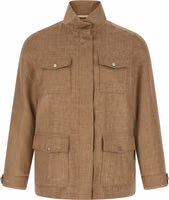 Beige Wool Full-Length Jacket 1
