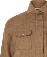 Beige Wool Full-Length Jacket 3