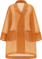 Orange Polyester Coat 2