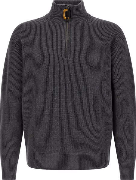 Gray Wool Cardigan