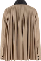 Beige Polyester Coat 2