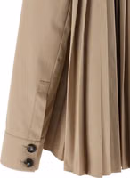 Beige Polyester Coat 4