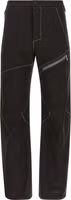 Brown Virgin Wool Casual Pants 1