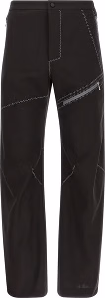 Brown Virgin Wool Casual Pants