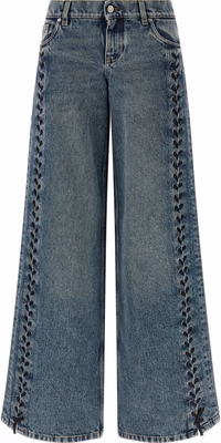 Blue Cotton Jeans Denim