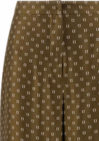 Bicolor Silk Casual Pants 3