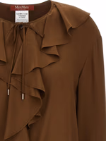Brown Silk Blouse 3