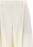 Beige Viscose Casual Pants 3