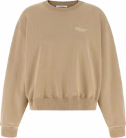 Beige Cotton Sweatshirt 1