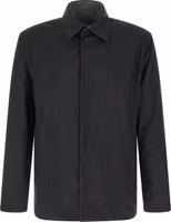 Gray Polyester Full-Length Jacket 2