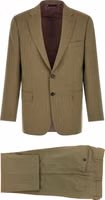 Bicolor Wool Two-Piece Suit 1