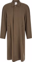 Beige Virgin Wool Coat 1