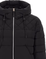 Black Nylon Full-Length Jacket 3
