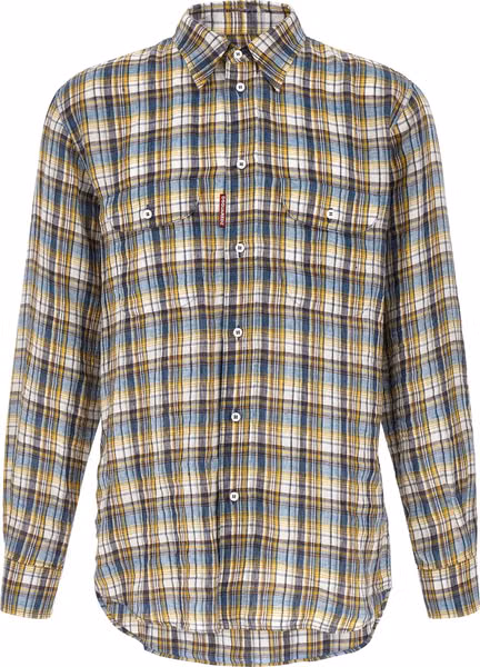 Multicolor Linen Blouse