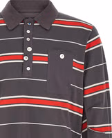 Gray Cotton Polo Shirt 3