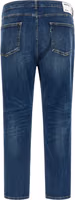 Blue Cotton Cropped Jeans 2