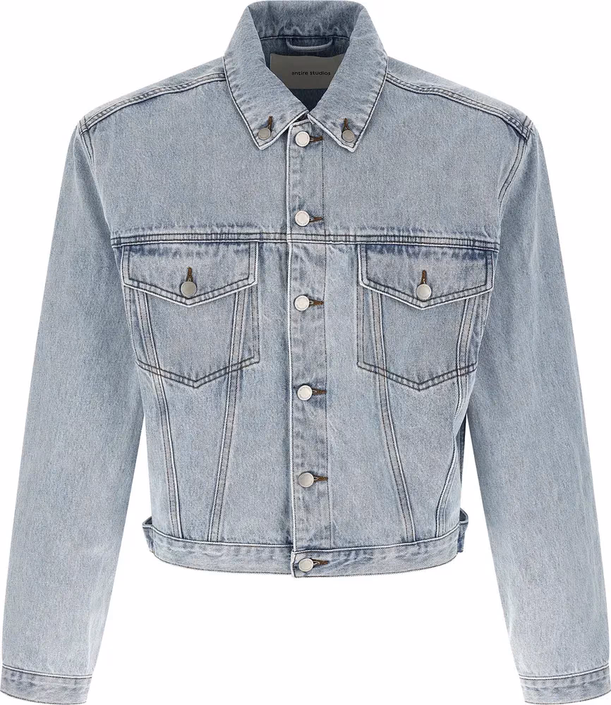 Blue Cotton Denim Jacket