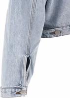 Blue Cotton Denim Jacket 4