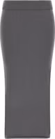 Gray Cotton Midi Skirt 1