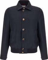 Blue Sisal Biker Jacket 1