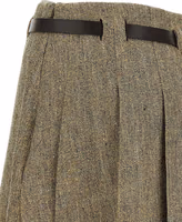 Multicolor Linen Long Skirt 4