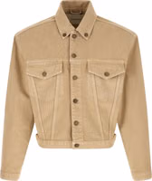 Beige Cotton Denim Jacket 1