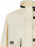 White Linen Full-Length Jacket 3