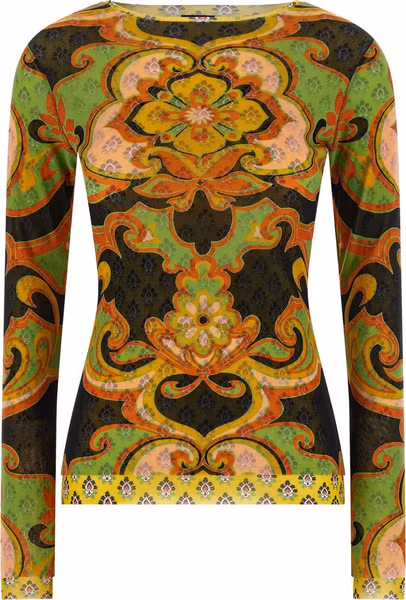 Multicolor Polyamide Cardigan