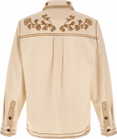 Beige Denim Shirt 2