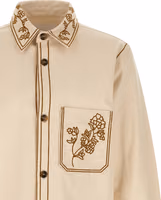 Beige Denim Shirt 3