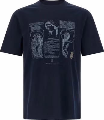 Blue Cotton T-Shirt