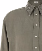 Bicolor Linen Blouse 3