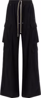 Black Cotton Cargo Pants 1