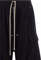 Black Cotton Cargo Pants 3
