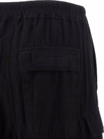 Black Cotton Cargo Pants 4