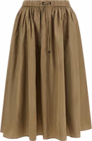 Bicolor Polyester Midi Skirt 1
