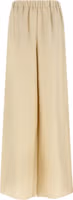 Beige Linen Casual Pants 1