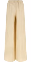 Beige Linen Casual Pants 2