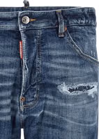 Blue Cotton Slim Fit Jeans 3