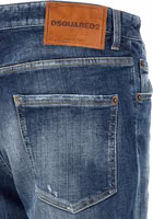 Blue Cotton Slim Fit Jeans 4