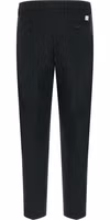 Black Polyester Casual Pants 2