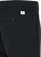 Black Polyester Casual Pants 4