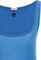Blue Virgin Wool Tank Tops 3