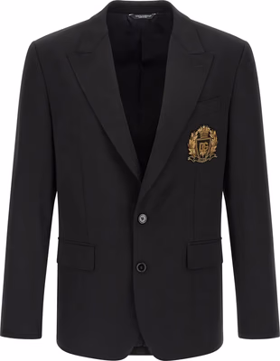 Black Virgin Wool Blazer