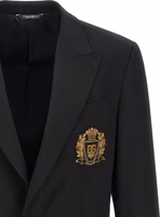 Black Virgin Wool Blazer 3