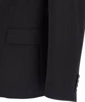 Black Virgin Wool Blazer 4